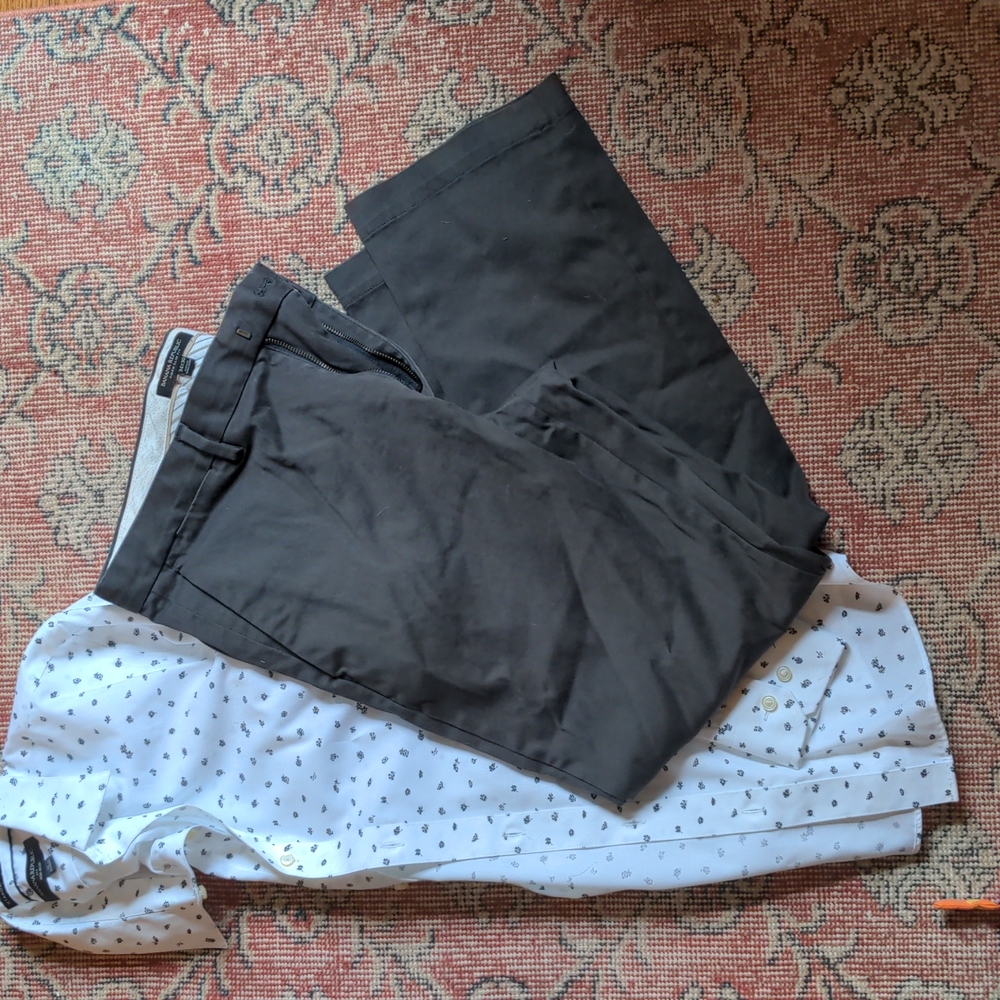 Banana republic Aiden slim fit chino in charcoal